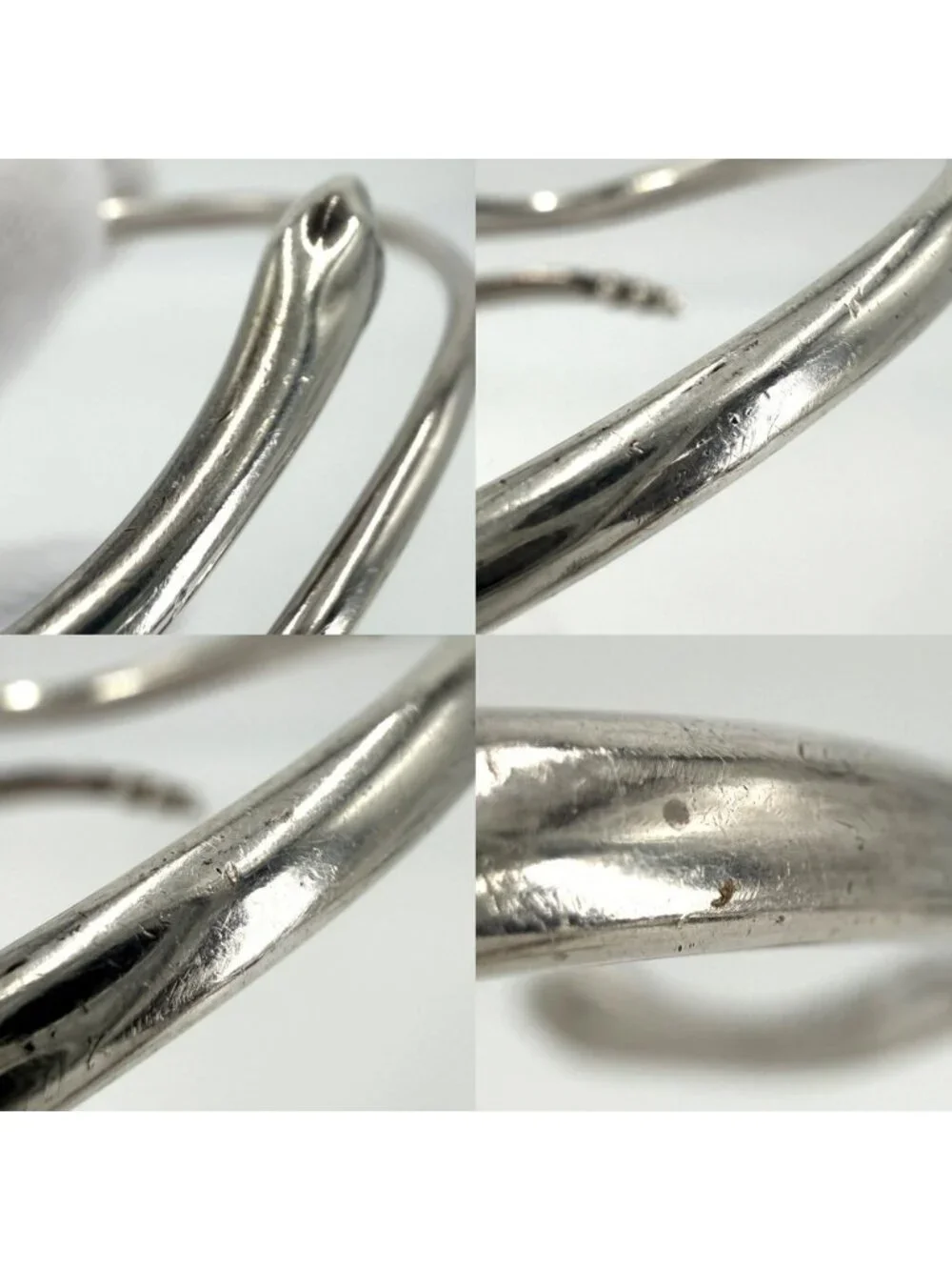 Tiffany & Co Bangle Snake Accessory Bracelet 925 Sterling Silver Vintage